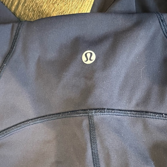 Dark purple Lululemon Align leggings with mesh on knees down - Picture 3 of 4